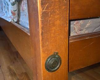 Vintage Four-Poster Bed Frame