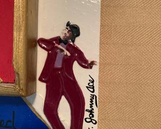 Rev. Johnny Ace George Bush painting