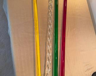 Acrylic walking sticks