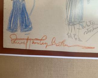 Ernest Hamlin Baker original fashion illustration -created over 300 covers for Time Magazine