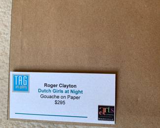 Roger Clayton Dutch Girls at Night