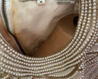 Vintage Oleg Cassini beaded sweater