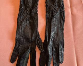 leather gloves