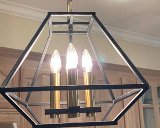 New in box kitchen fixture -this one is hanging up but we have an identical one in the box