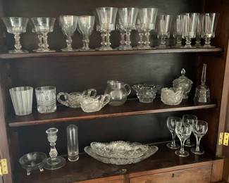 Beautiful antique stemware