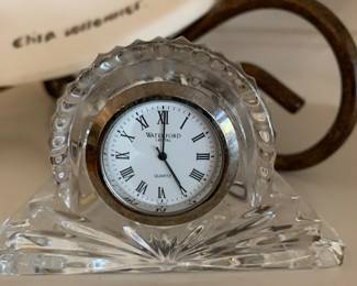 Waterford glass clock
