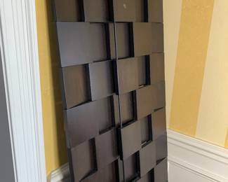 pair of folding screens