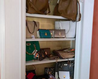 New with tags handbags, and purses