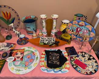 Colorful modern home decor