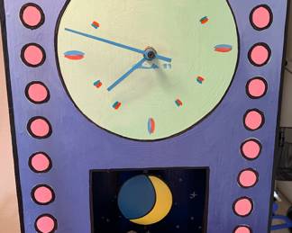1989 folk art clock