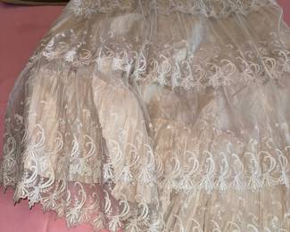 1906 Edwardian wedding gown