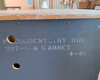 Drexel copper colored side board