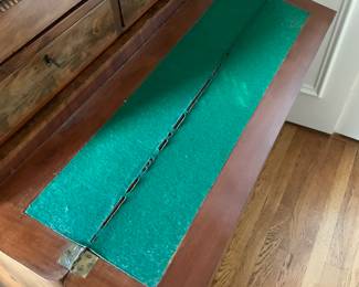 Desk portion of antique secretary