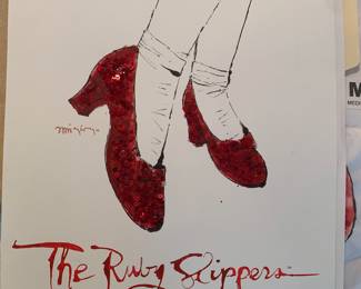 The Ruby Slippers Exhibit at Smithsonian, includes t-shirt