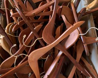 wooden hangers