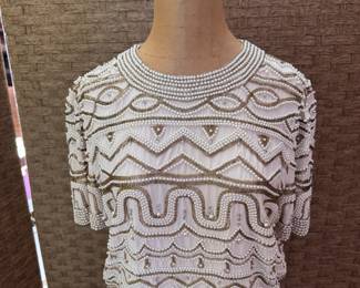 beaded sweater by Blacktie