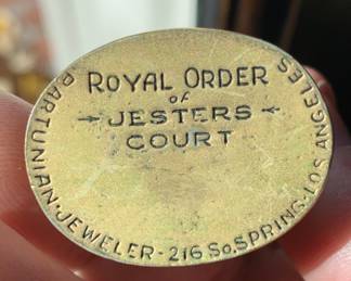 Royal Court of Jesters figurine, Partunian Jewelers, Los Angeles