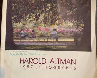 Harold Altman lithograph