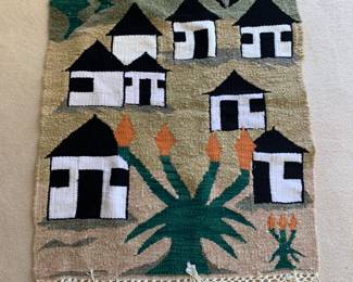 South African wool wall hanging