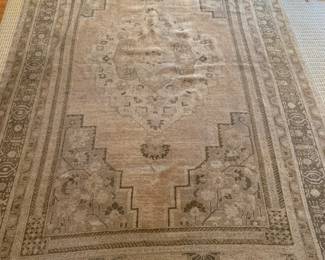 Antique Anatolian rug, Kula from Turkey, grey tones