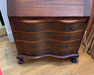 drop front antique desk
