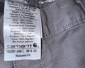 Carhartt pants -new
