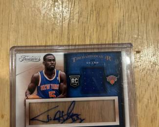 Tim Hardaway Jr. rookie patch auto player worn