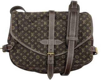 Louis Vuitton Monogram Mini Lin Saumur Crossbody Bag