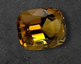 6.77 Carat Natural Citrine