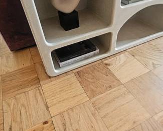 Sculptural Brutalist Style Media Console