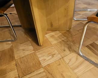 Arhaus Felton 48" Dining Table with Honey Top and Base