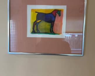 Abstract Horse Painting