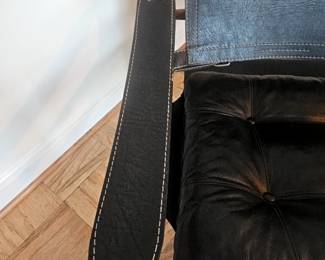 Vintage Leathee Safari Chair