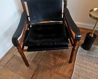 Vintage Leathee Safari Chair
