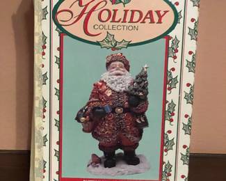 Santa's in the box. A lot of the items still have their original boxes. Don't forget to check if the item you're taking home today has a box or not. :-)