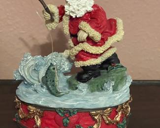 Santa even went Fishing!