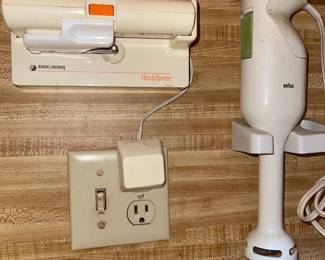 Closer look at those vintage hand held appliances.