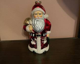 Serious Santa Ornament