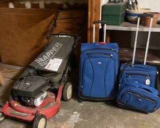 Lawnmower, luggage and more!