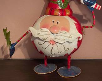 But say hi to this Santa first! He's a cutie and he bobbles up and down. I love it.