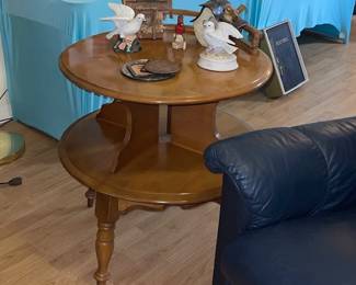 This is a cool table. I like how it's sectioned off, helps you display things more eclectically.