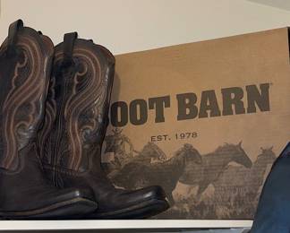 Maybe it's because he's bringing this fine looking boots down the chimney!