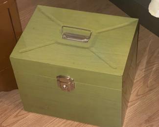 Speaking of boxes...here's a metal storage one