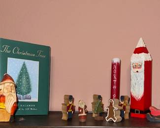 Wood Santas