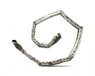 83 10KWhiteGoldFiligreeWatchBandwDiamondAccents62g