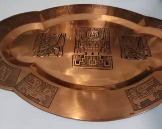 Vintage Copper Plate