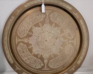 Moroccan Brass Tray