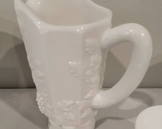 Milk Glass Pitcher