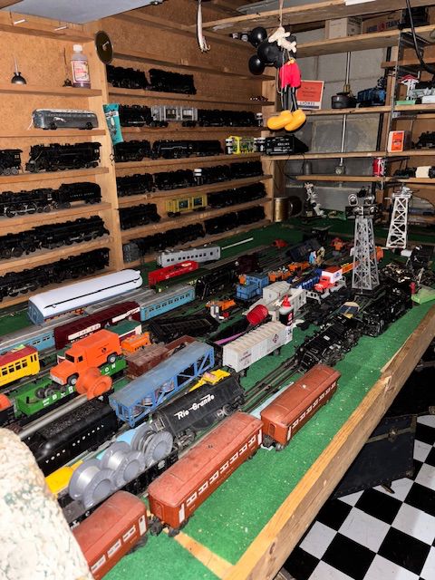 Many Lionel Trains