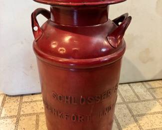 Schlosser’s Milk Can